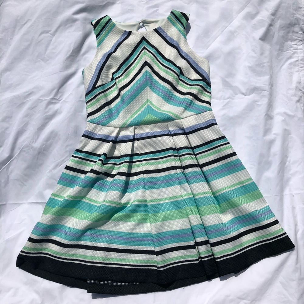 Blue Mutli-color dress